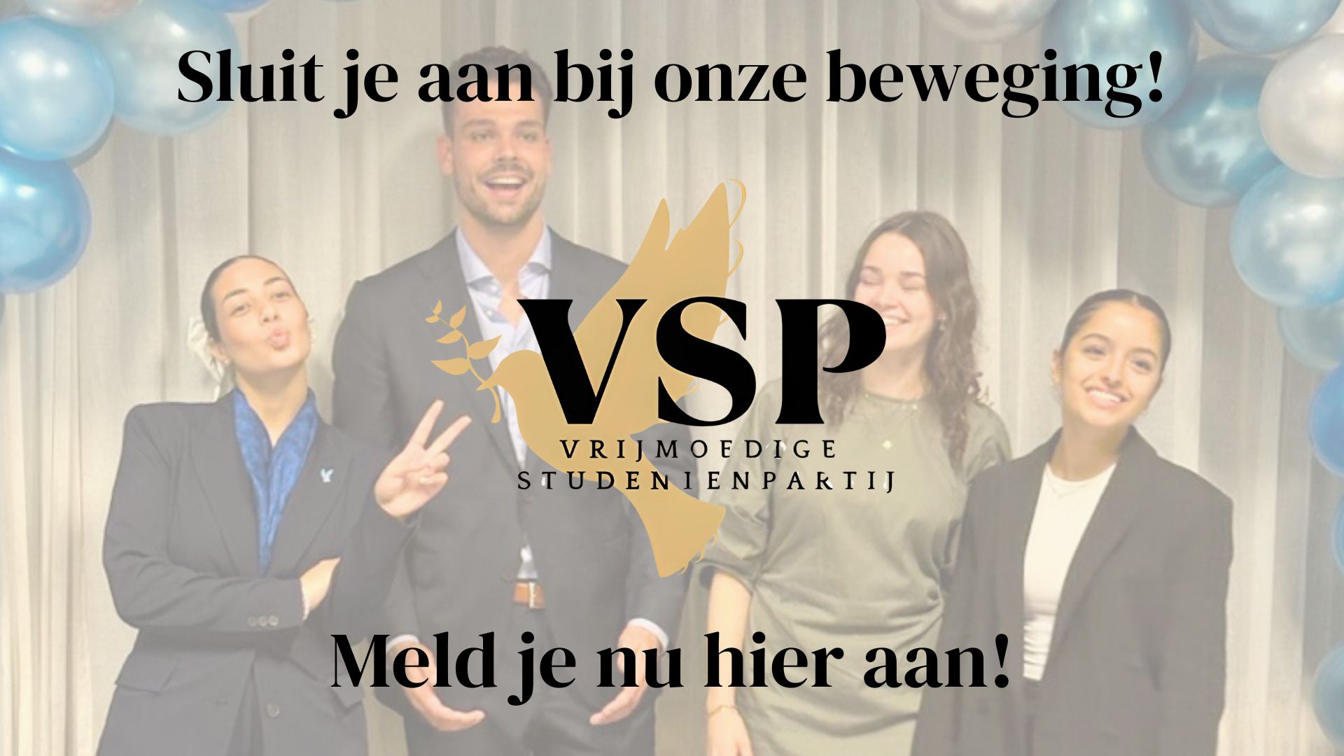 Doe mee met de Vrijmoedige StudentenPartij!